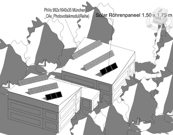 Schrägdächer mit PV und Solarthermie